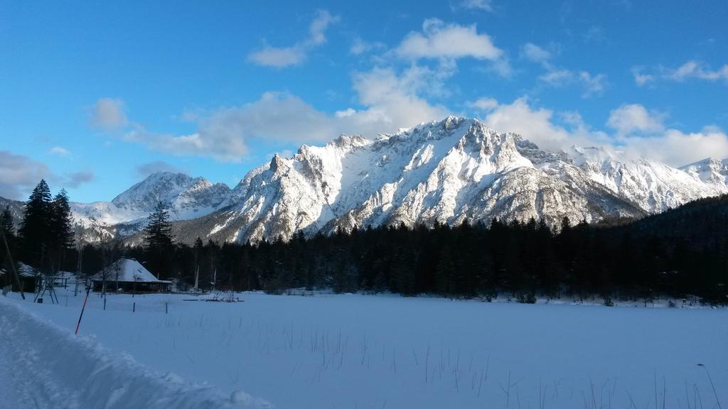 Alpenappartements Schwalbennestl Mittenwald Exteriér fotografie